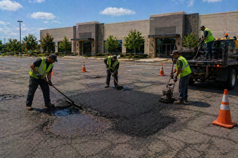 Asphalt Parking Lot Repair in Los Angeles, CA