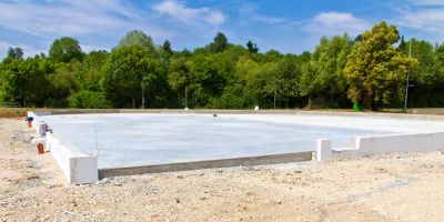 Commercial Slab Installation in Fredericksburg, VA