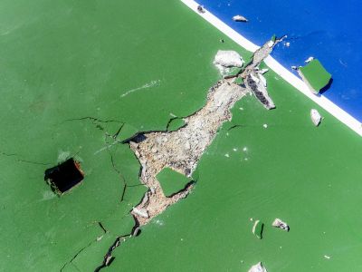 Resurfaced Tennis Court